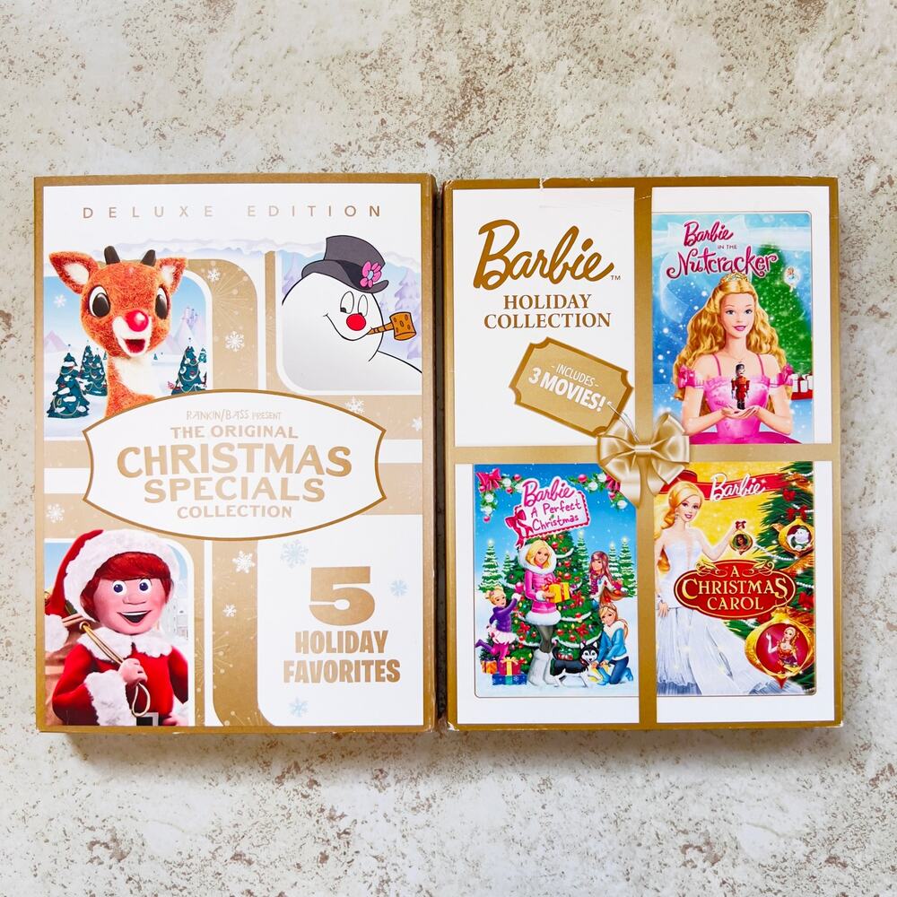 Bundle: The Original Christmas Specials, Barbie Holiday Collection - NEW!